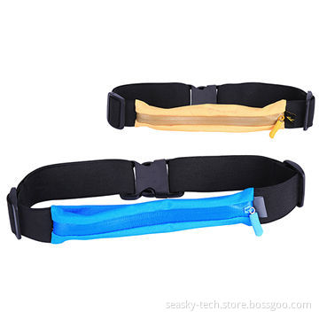 Mobile phones waist bag with zipper